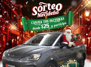 Promoción del mes Sorteo Navideño