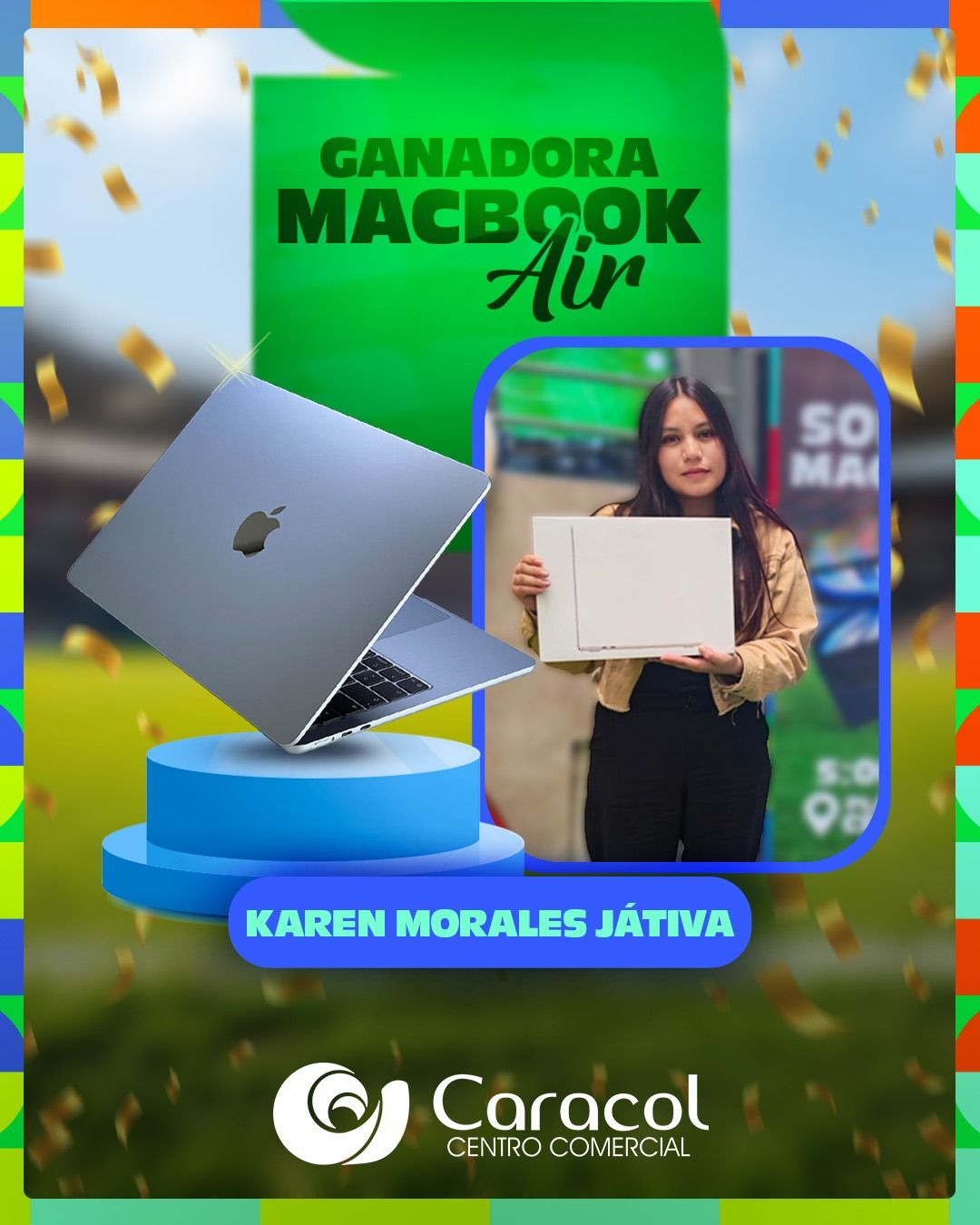 sorteo ganadora macbook air